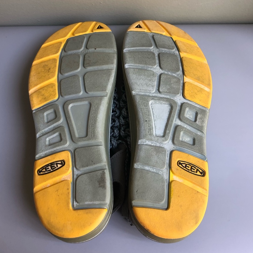 Keen Men’s Uneek Blue Corded Nylon Sandals Slip On Size: US 12 EUR 46 - Picture 12 of 12